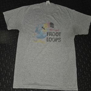 Vintage Gray Froot Loops Graphic T-Shirt